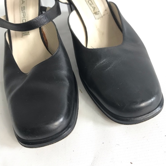 Via Spiga sandals black size 9.5 B made in Italy - Picture 3 of 6